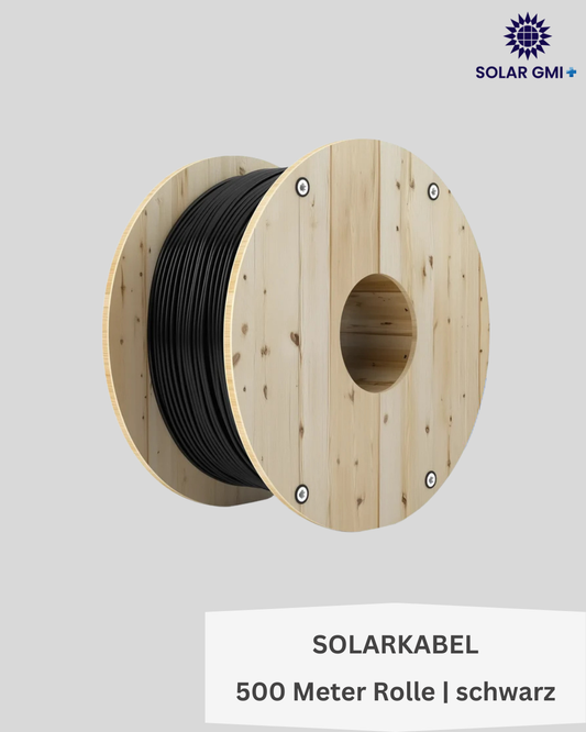 Solarkabel H1Z2Z2-K, 6mm² schwarz - 500 m Rolle