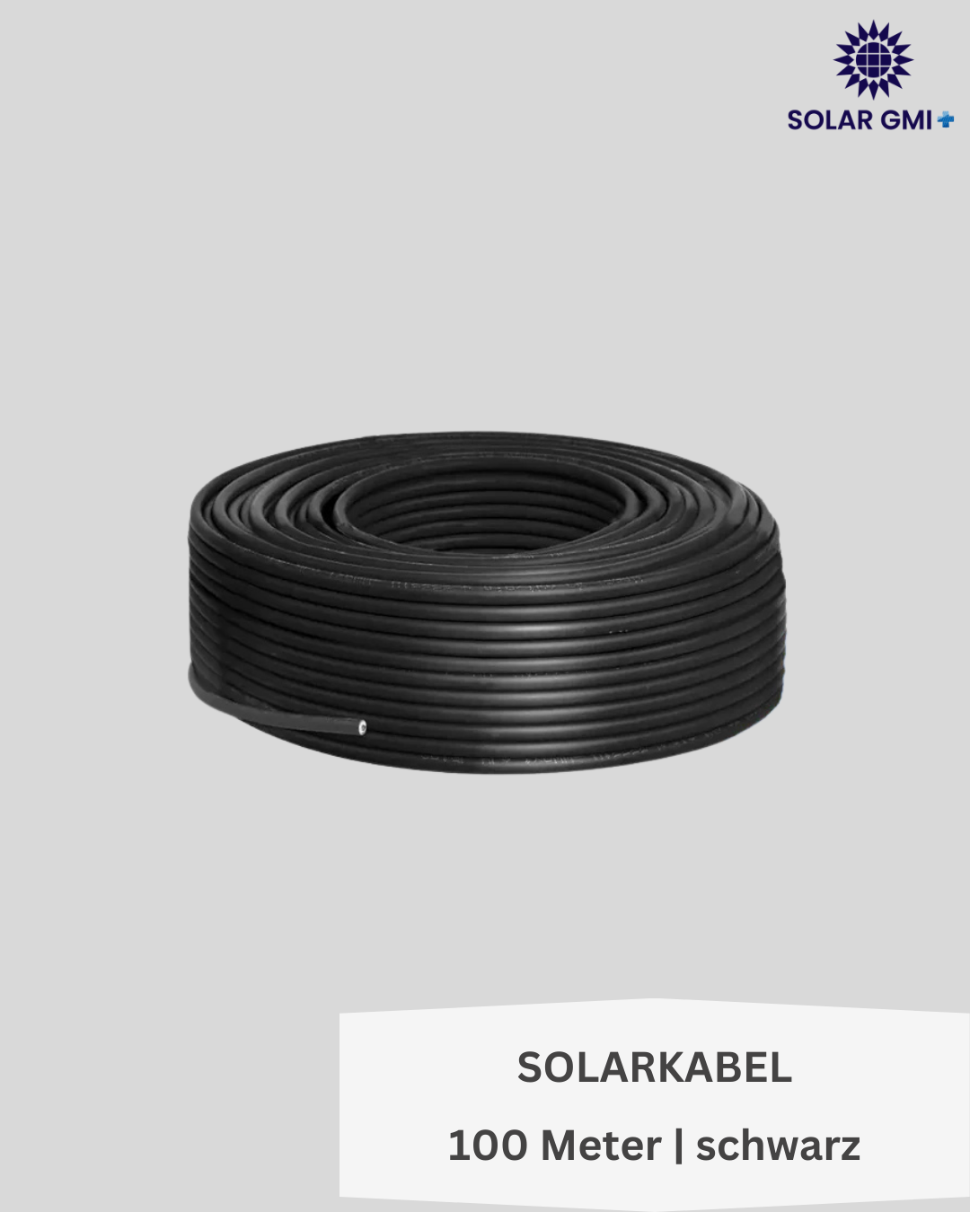 Solarkabel H1Z2Z2-K, 6mm² schwarz - 100m Rolle