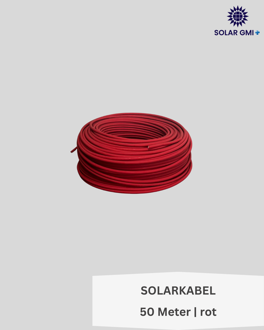 Solarkabel H1Z2Z2-K, 6mm² rot - 50 m