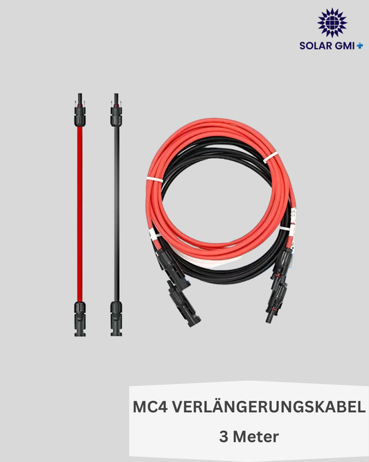 MC4 Verlängerungskabel Set - 3 m